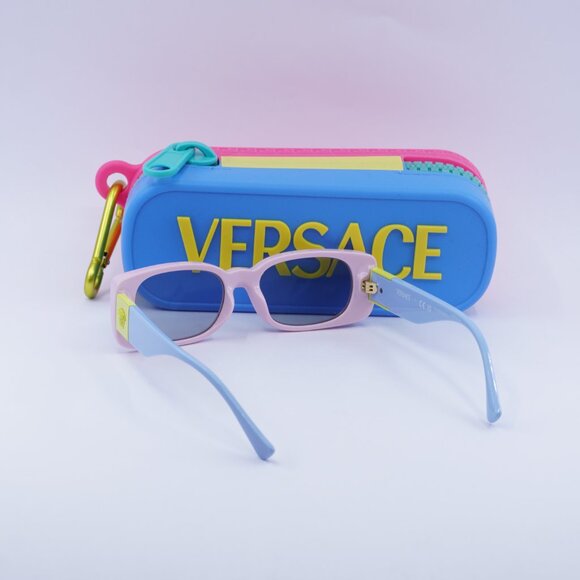 Versace Kids VK4003U 5440CV Rectangle Sunglasses - Pink/Blue/Light Grey - Picture 4 of 10